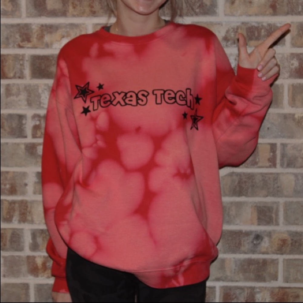 COPY - Custom Texas Tech crewneck sweatshirt